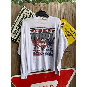 Vintage 90s Indiana  vs. Renegades long sleeve shirt football Size XL